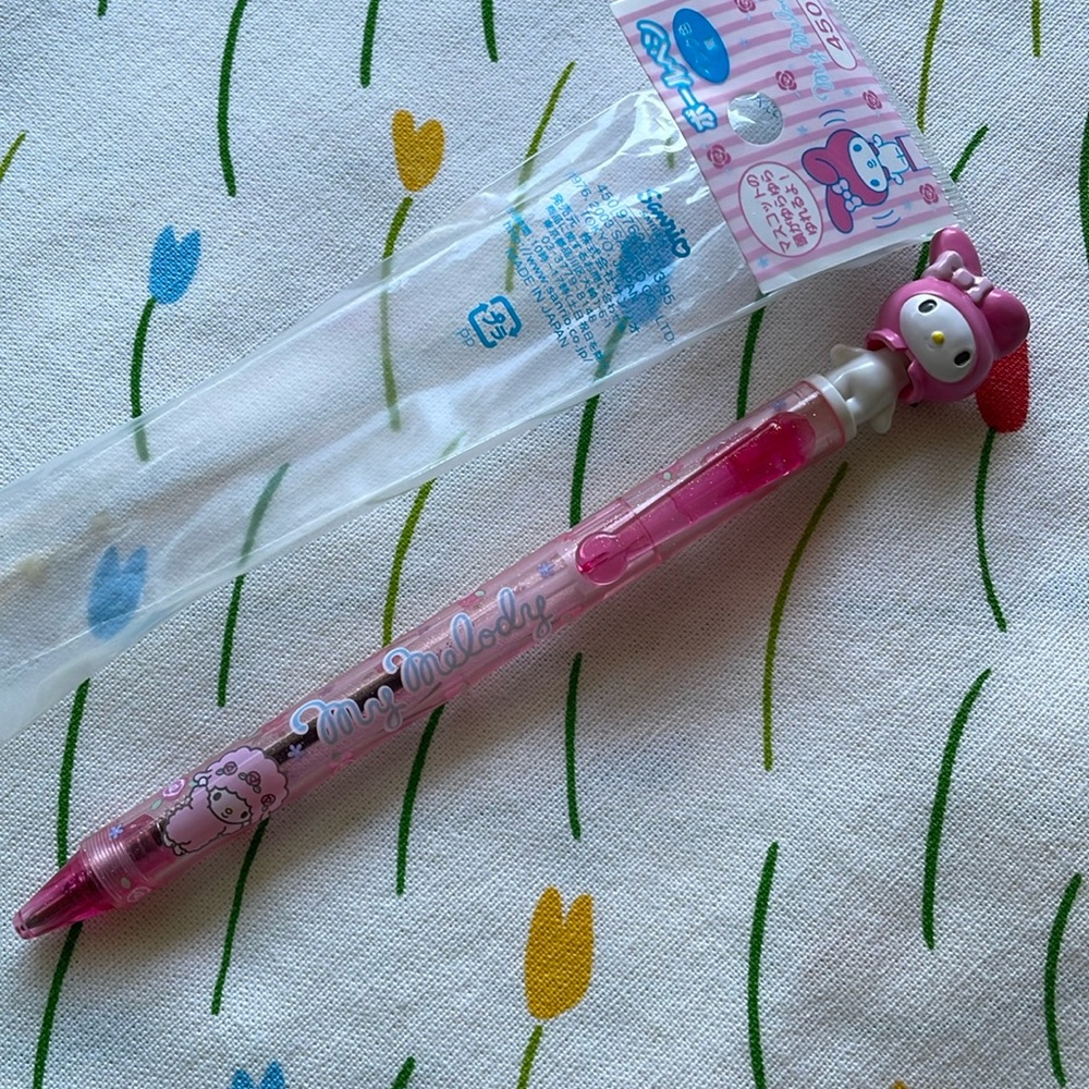 Vintage Sanrio My Melody Pen BOBBLE HEAD 2003- AS IS